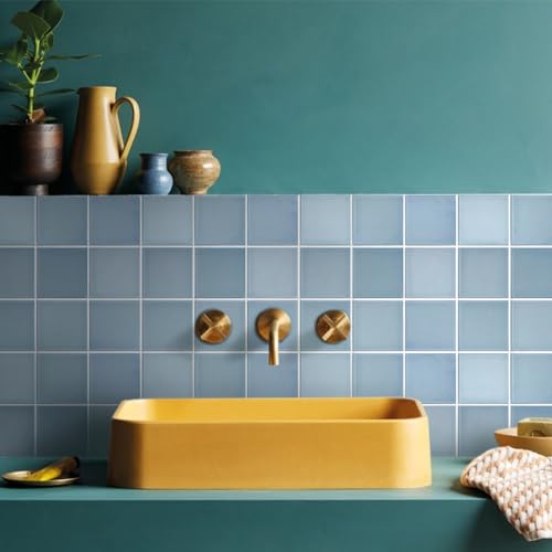 Commomy 10 Pcs Faux Brick 3D Peel and Stick Tile 11.8"x11.8" - color: Brick-09B