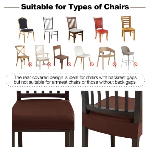 FUANGUI Dining Chair Covers Set of 2, Kitchen Chair Seat Covers - color: 06