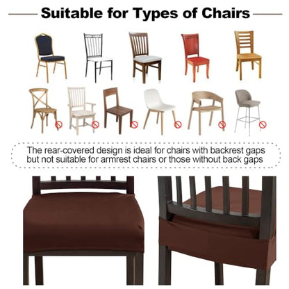 FUANGUI Dining Chair Covers Set of 2, Kitchen Chair Seat Covers - color: 06