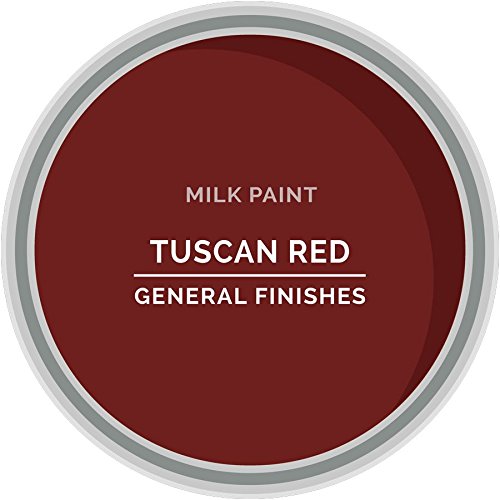General Finishes Water Based Milk Paint, 1 Pint, Tuscan Red - color: Tuscan Red, size: 16 Fl Oz (Pack of 1)