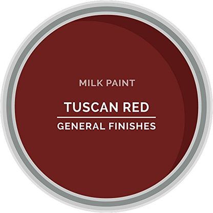 General Finishes Water Based Milk Paint, 1 Pint, Tuscan Red - color: Tuscan Red, size: 16 Fl Oz (Pack of 1)