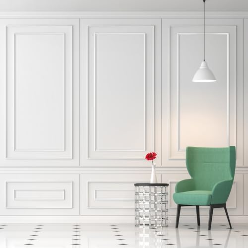 Pangda 3 Set Peel and Stick Wall Molding Kit Panel, 31x54 in - size: 31x54 in
