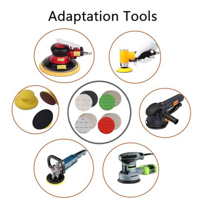 4 Specifications 40 Pcs 5 Inch Wet and Dry Hook and Loop Sanding Discs Sandpaper for Random Orbital Sander, 1500/3000/5000/10000 Grit - style: Mixed Packing 4-10JP