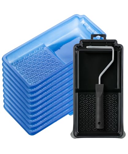 Bates- 4 Inch Paint Tray Set, 12 pcs, 1x 4 Inch Paint Roller Tray