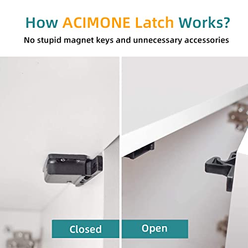 RV Drawer Latches and Catches, 4 Pack RV Cabinet Door Latches and Catches