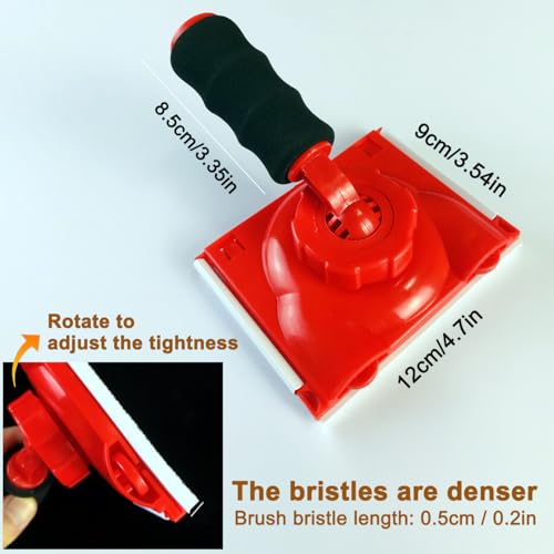 RSL43 Paint Edge Trimmer Plus Two Replace Pads | Corner Walls & Ceilings Pad Painter | Paint Pad Applicator | Edge Painting Tool with Painter's Pad Refills | Paint Edger for Wall Painting