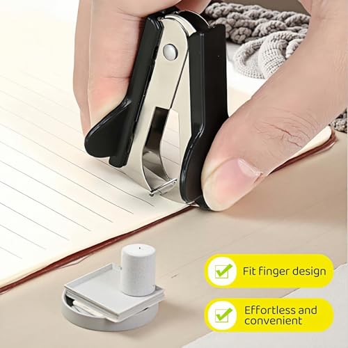 Staple Remover 2 Pack - Heavy Duty No Rip Design with Steel Teeth | Red & Black Set for Office, School, Bulletin Boards | Smooth Grip Puller