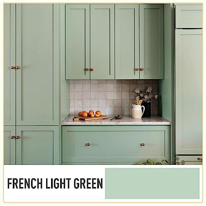 DWIL Acrylic Wood Paint for Furniture - Semi-Gloss, Suitable for Wood Surface Renovation, Non-Toxic & Odorless, Eco-Friendly & Healthy (32oz with Tools, French Light Green) - color: French Light Green