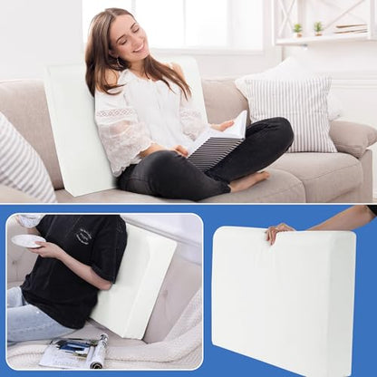 ROYALAY High Density Foam Couch Back Cushions Replacement Back Pillow Sofa Waist Cushion Stuffing Fill Supportive Back Pillow 1 Pack, Supportive Lumbar Support Pillow for Sofa, Couch-32 x18 - size: 32"x18.4"x5"