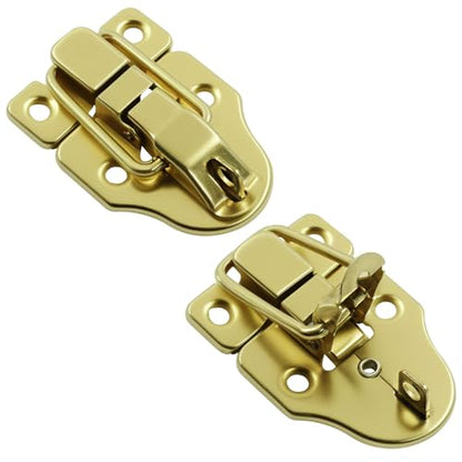 2-Pack Metal Toggle Latch, Gold - color: Gold