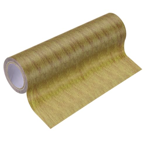 PATIKIL Wood Grain Tape 8" x 15 Ft, Self-Adhesive Wood Texture Repair Tape Realistic Wood Effect Contact Paper Patch for Furniture Cabinets Floor Walls, Brown Oak - color: Brown Oak, size: 8" x 15 Ft