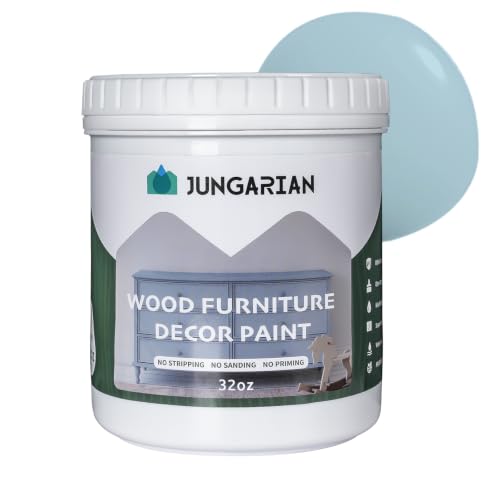 Furniture Paint 32oz - Water-based & Low Odor No Sanding - Matte Finish Indoor Outdoor Wood Paint for Cabinets, Doors, Tables and Dressers, Faded Flaxflower - color: Faded Flaxflower-1, style: 32 Fl Oz