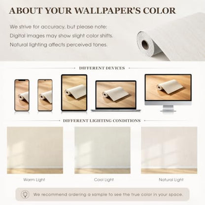 Peel and Stick Faux Travertine PVC Wall Panels, Light Beige, 15.7"x118" - color: Light Beige