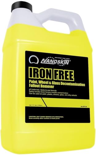 Nanoskin IRON FREE Paint for Wheels & Glass Decontamination, 1 Gallon - size: 128 Fl Oz (Pack of 1)