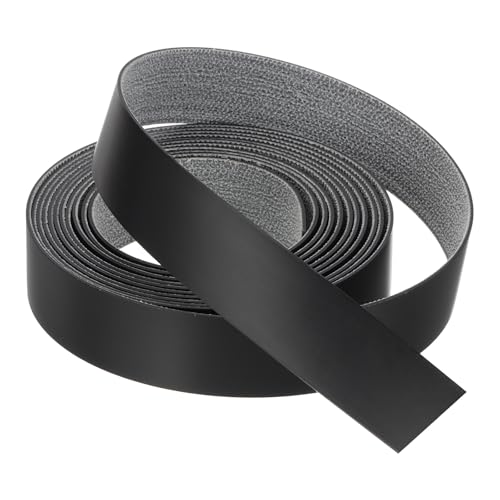 MECCANIXITY Black Edge Banding 10 ft x 7/8 Inch Veneer Tape Pre-glued Flexible Plywood Edge Banding with Hot Melt Adhesive for Furniture Restoration - size: 10 ft x 7/8 Inch