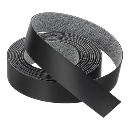 MECCANIXITY Black Edge Banding 10 ft x 7/8 Inch Veneer Tape Pre-glued Flexible Plywood Edge Banding with Hot Melt Adhesive for Furniture Restoration - size: 10 ft x 7/8 Inch