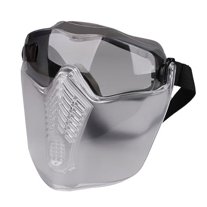 Grinding Face Shield with Goggles, Anti-Fog and Scratch-Resistant Coating - style: Goggles + Shield