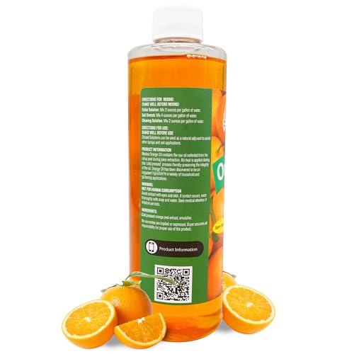 Medina Orange Oil Cleaner & Degreaser Concentrate, 16oz - size: 16 Fl Oz (Pack of 1)