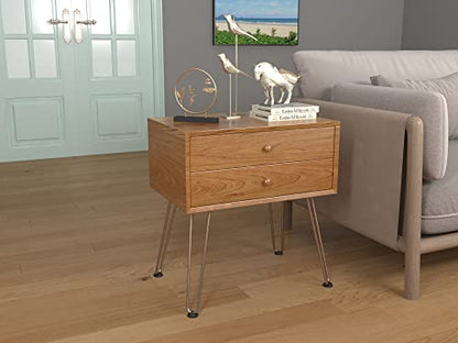 ROTHLEY Coffee Table Legs 14 Inch Hairpin Legs Solid Rods Metal Table Legs Bench Legs for Furniture Set of 4 Furniture Feet with Floor Protectors Heavy Duty Desk Legs DIY Dresser Legs(Antique Copper) - size: 14 inch