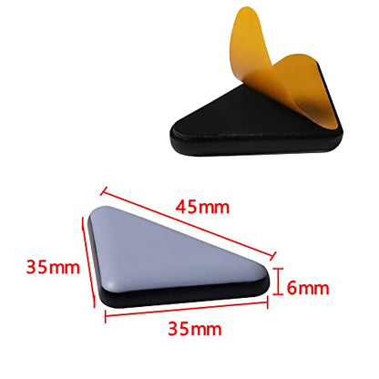 Furniture Sliders Pad, Triangle Appliance Slider for Kitchen Counter, Self Adhesive(8, 35mm, 1-3/8 in) - size: triangle35mm