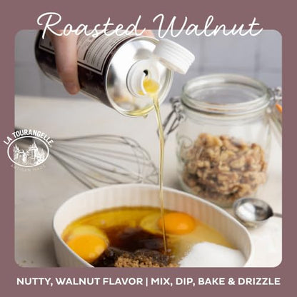 La Tourangelle Roasted Walnut Oil, for Cooking, Baking & Beauty, 25.4 fl oz - size: 25.4 Fl Oz
