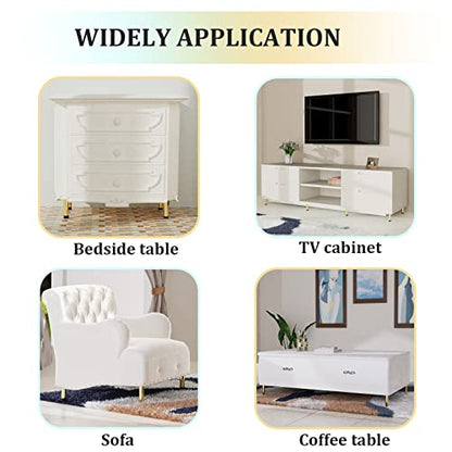 4 Pcs 5" Adjustable Polish Black Furniture Legs for Cabinet, DIY Shelf - color: Polish Black, size: 5" / 13cm