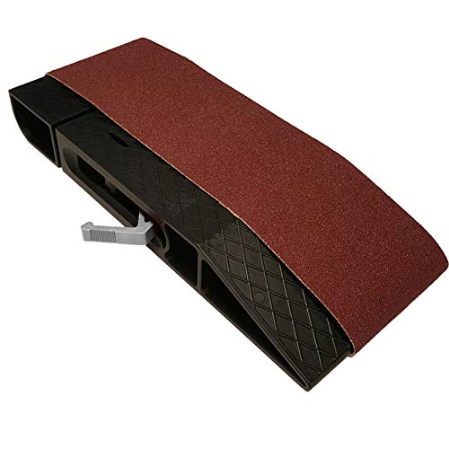 Milescraft 1605 SandDevil3.0 Hand Sander with 3" x 21" Sandpaper Belt,Red - size: 3" x 21"