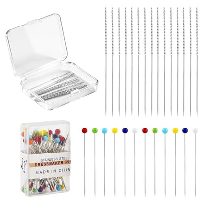 15-Piece Snag Repair Tool Kit with 50 Positioning Pins, Snag Puller Tools and Repair Needles for Clothing, Knitwear, Curtains, Fabric and Loose Threads