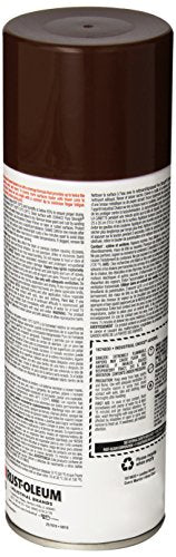 Rust-Oleum Multi-Purpose Enamel Spray Paint, Leather Brown, 12oz, 6-Pack - color: Leather Brown