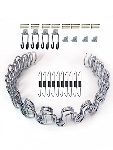 Kaupuar 21" Sofa Upholstery Spring Replacement Kit for Repair Couch Recliner Parts Chair fix Sagging seat - size: 21.3 inch 4 pieces