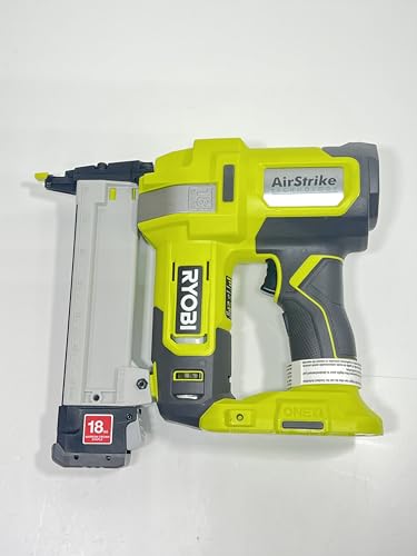 RYOBI ONE+ 18-Gauge Cordless AirStrike Narrow Crown Stapler P361 Green