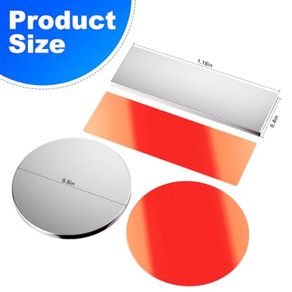 8 Pack Magnetic Cabinet Door Catch (4 Rectangle & 4 Round)
