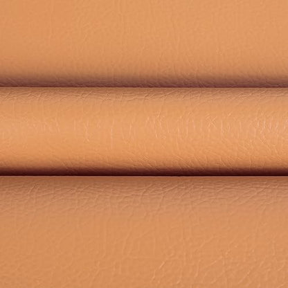 Marine Vinyl Upholstery Faux Leather Fabric, 1 Yard Camel - color: Camel, size: 1 Yard 55" x 36" (Pre-cut)