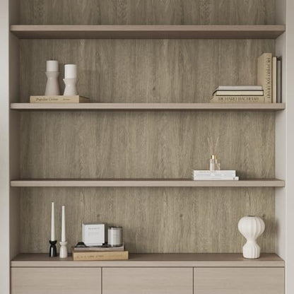 VaryPaper Oak Wood Contact Paper Peel and Stick Light Brown Wood Wallpaper for Cabinets Waterproof Wood Grain Vinyl Wrap for Countertops Furniture Desk Self Adhesive Wood Look Wall Paper 15.7''x78.7''