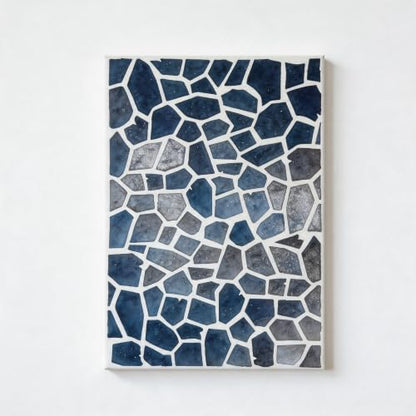 TIAMECH A4 Reusable Crackle Texture Stencil for Painting - color: Crackle Texture
