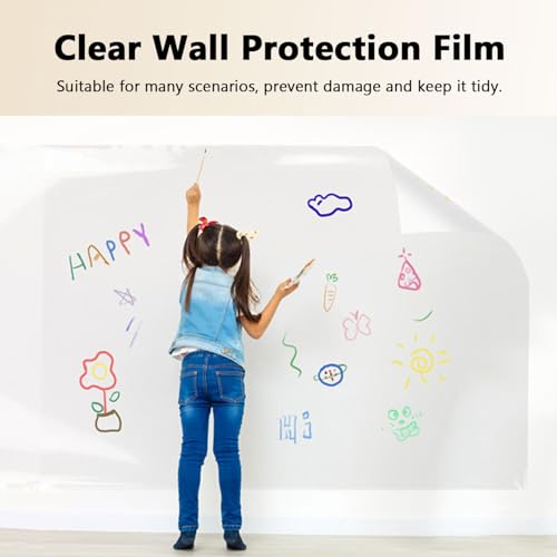 Clear Contact Paper Peel and Stick Wallpaper Removable 15.7"×78.8" - size: 15.7" x 78.8"
