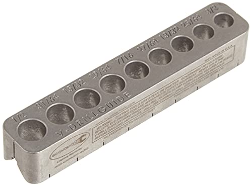 V-Drill Guide, Standard Sizes 3/8" to 1/2"