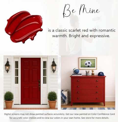 ALL-IN-ONE Paint by Heirloom Traditions, Be Mine, Gallon - color: Be Mine, size: 128 Fl Oz (Pack of 1)