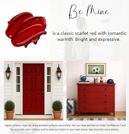 ALL-IN-ONE Paint by Heirloom Traditions, Be Mine, Quart - color: Be Mine, size: 32 Fl Oz (Pack of 1)