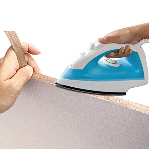 Skelang Walnut Wood Veneer Edge Banding Preglued Iron-on with Hot Melt Adhesive Edgebanding Flexible Wood Tape (2" x 50') - size: 2" x 50'