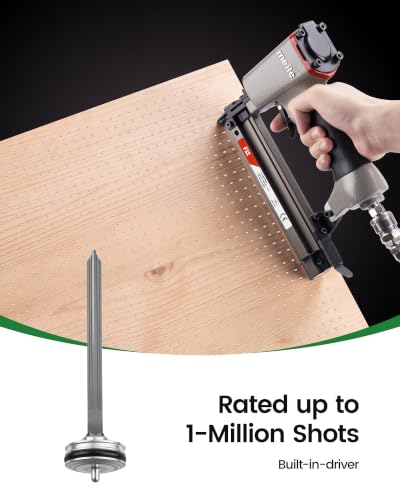 meite F32 18 Gauge Brad Nailer, Pneumatic Brad Nailer with 4,000 Pcs Nails - size: F32 with 4,000 Pcs Nails