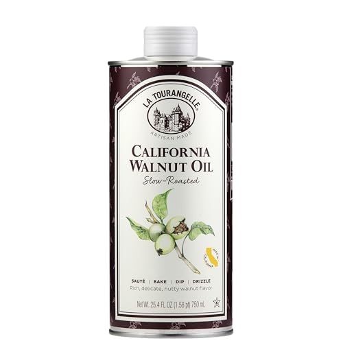 La Tourangelle Roasted Walnut Oil, for Cooking, Baking & Beauty, 25.4 fl oz - size: 25.4 Fl Oz