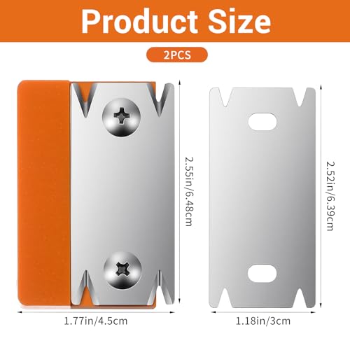 Xindojuz Edge Banding Trimmer & 1 PCS Replacement Blade, Mini Edge Banding Cutter Machine for Woodworking Tools, Hand Edges Corner Planer Bander for Deburring Chamfering and Trimming