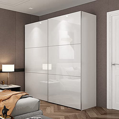 tiltil Shiny Peel and Stick Wallpaper White Contact Paper 15.8" × 197" - color: Pearl White, size: 15.8" x 197"
