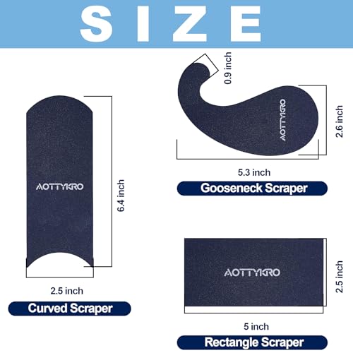 3PCS Cabinet Card Scrapers, High-Strength Blue Spring Steel Woodworking Tools for Engraving, Deburring, Polishing & Contour Sanding - size: Set D
