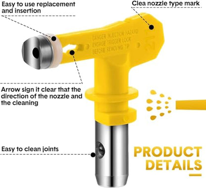 Reversible Airless Spray Tips for Airless Paint Sprayer (211) - size: 211