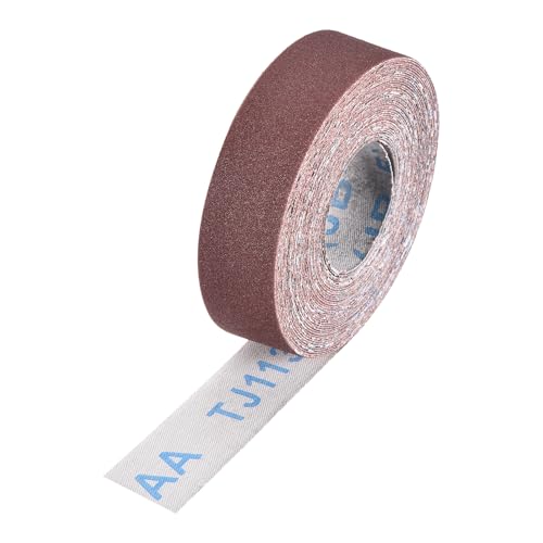 Sandpaper Roll 1Inch 26FT 180Grit Aluminum Oxide Emery Cloth Roll - size: 1 Inch x 25 Feet 180 Grits