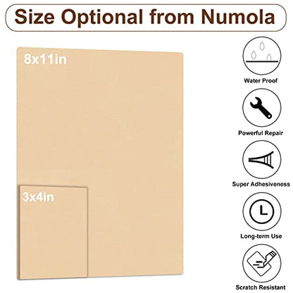 Numola Leather Repair Patch, 8×11 Inch Self-Adhesive Vanilla Cream - color: Vanilla Cream, size: 8×11inch