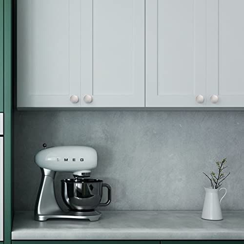 COTYKILEY 10 Pack Brushed Satin Nickel Kitchen Cabinet Knobs Solid Silver Drawer Knobs Dresser Knobs Cabinet Hardware - color: Brushed Satin Nickel