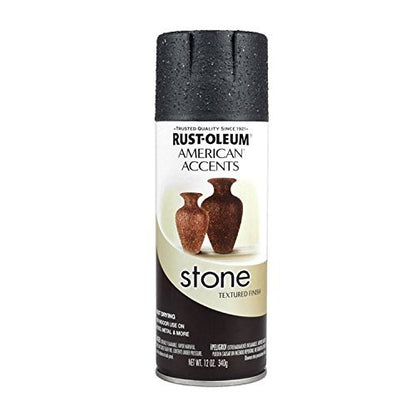 Rust-Oleum Stone Creations Spray - color: Black Granite, size: 12 Ounce (Pack of 1)